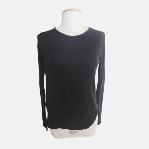Aero Seriously Soft Black Long Sleeve T-shirt - Picture 1 of 4